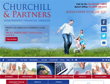 Tablet Screenshot of churchillandpartners.com